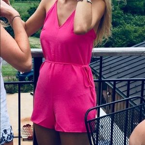 Bishop + Young Pink Romper